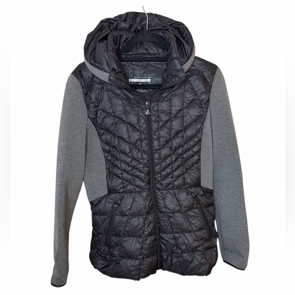 Bernardo Quilted Down Hybrid Jacket | Hooded | Lightweight Puffer PrimaLoft